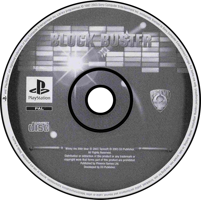 Block Buster media 5 for Playstation